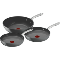 Afbeelding van een Tefal Renew+ Keramische koekenpannenset 24 + 28 cm + Wokpan 28 cm