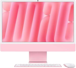 Afbeelding van een Apple iMac 24" Roze (2024) - M4 chip, 8 CPU/GPU, 16GB/256GB SSD