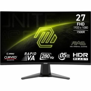 Afbeelding van een MSI MAG 276CXF 27'' Curved gaming monitor