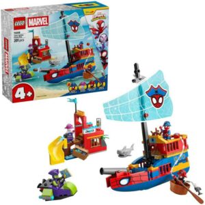 Afbeelding van een LEGO Marvel - Team Spidey piratenschip Constructiespeelgoed