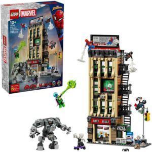 Afbeelding van een LEGO Marvel Super Heroes - Spider-Man vs. Mysterio: de Daily Bugle Constructiespeelgoed