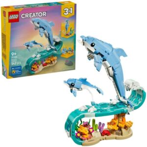 Afbeelding van een LEGO Creator 3-in-1 - Zeedieren: prachtige dolfijnen Constructiespeelgoed