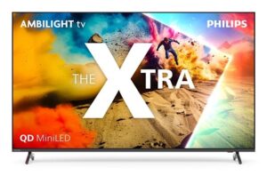 Afbeelding van een Philips 75MLED950 QD MiniLED 4k Ambilight TV - The Xtra (2025)
