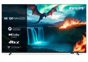 Afbeelding van een Philips 75MLED810 QD MiniLED 4K Ambilight TV (2025)