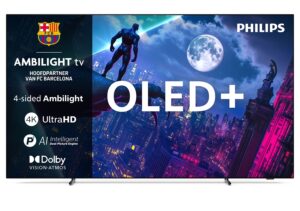 Afbeelding van een Philips 77OLED950 OLED+ 4k Ambilight TV (2025)