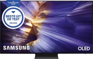 Afbeelding van een Samsung OLED 4K QE65S92F TV (2025)