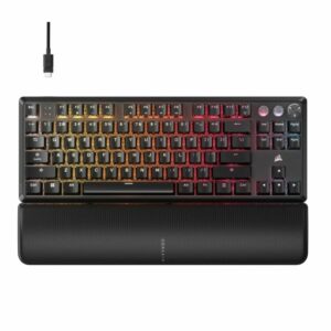 Afbeelding van een Corsair K70 PRO TKL gaming toetsenbord