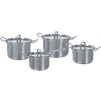Afbeelding van een BK Q-linair Master Glas Pannenset 4-delig