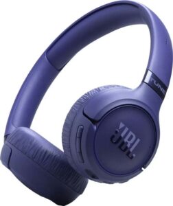 Afbeelding van een JBL Tune 680NC Blauw Draadloze On-Ear Koptelefoon met Adaptive Noise Cancelling