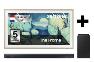 Afbeelding van een EP:Bundel Samsung F-QE55LS03F The Frame + HW-Q600F Soundbar