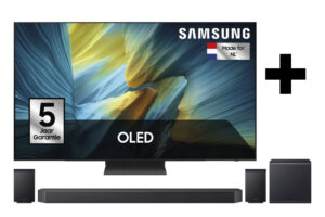 Afbeelding van een EP:Bundel Samsung QE55S95F 4K OLED TV + HW-Q930F Soundbar