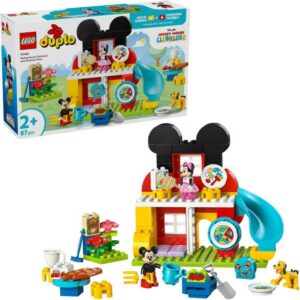 Afbeelding van een LEGO DUPLO - Mickey Mouse clubhuis met Minnie en Pluto Constructiespeelgoed