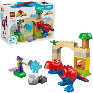 Afbeelding van een LEGO DUPLO - Dinosaurus Spidey-Rex vs. Green Goblin Constructiespeelgoed