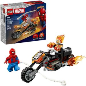 Afbeelding van een LEGO Marvel - Spider-Man vs. Ghost Rider motor Constructiespeelgoed