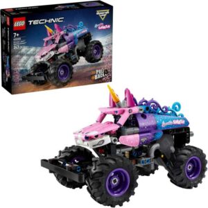 Afbeelding van een LEGO Technic - Monster Jam Sparkle Smash pull-back Constructiespeelgoed