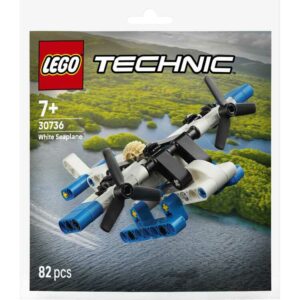 Afbeelding van een LEGO 30736 Technic Weißes Wasserflugzeug Constructiespeelgoed