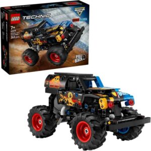 Afbeelding van een LEGO Technic - Monster Jam Grave Digger vuur en ijs Constructiespeelgoed