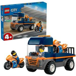 Afbeelding van een LEGO City - Transportwagen voor motoren Constructiespeelgoed