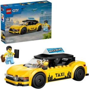 Afbeelding van een LEGO City - Gele taxi Constructiespeelgoed