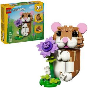 Afbeelding van een LEGO 31376 Niedlicher Hamster mit Blume Constructiespeelgoed