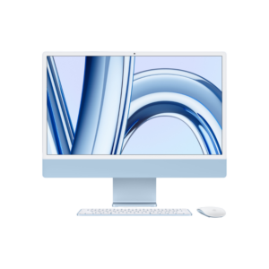 Afbeelding van een Apple Imac 24-inch Blauw (m3) - 8-core Cpu 10-core GPu 8gb 256gb