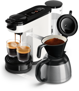 Afbeelding van een Philips Sch Hd6592/04 - Koffiepadmachine Inhoud Watertank: 1 L Wit