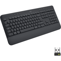 Afbeelding van een Logitech Signature K650 Comfort Draadloos Toetsenbord Grijs Qwerty