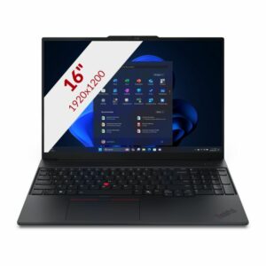 Afbeelding van een Lenovo ThinkPad E16 Gen 3 Intel (22AY004HMH) 16'' Copilotplus laptop