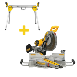 Afbeelding van een DeWalt DWS780SET afkort- en verstekzaag | + onderstel DE7033 - DWS780SET