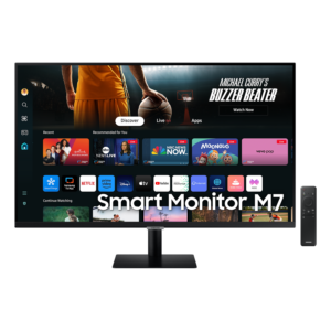 Afbeelding van een Samsung Smart Monitor M7 Ls32dm702uuxen - 32 Inch 3840 X 2160 (ultra Hd 4k) Va-paneel