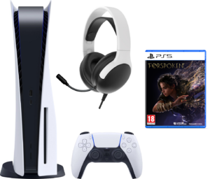 Afbeelding van een Sony Playstation 5 Disk Edition + Qware PS5 Gaming Headset Forspoken