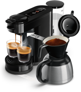 Afbeelding van een Philips Sch Hd6592/64 - Koffiepadmachine Inhoud Watertank: 1 L Zwart