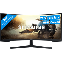 Afbeelding van een Samsung Odyssey G5 LC34G55TWWPXEN Curved