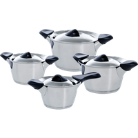 Afbeelding van een BK Q-Linair Classic Pannenset 4-delig