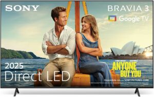 Afbeelding van een Sony Bravia 3 K75S39 TV (2025)