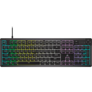 Afbeelding van een Corsair K55 CORE RGB gaming toetsenbord