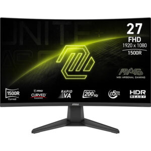Afbeelding van een MSI MAG 276CF E20 27'' Curved gaming monitor