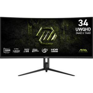 Afbeelding van een MSI MAG 342CQRF E20 34'' Curved gaming monitor