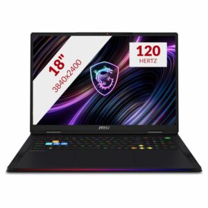 Afbeelding van een MSI Raider 18 Max HX A2WI-1051NL 18'' gaming laptop