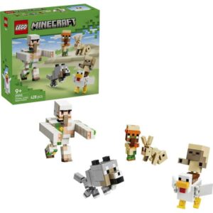 Afbeelding van een LEGO Minecraft - Kipberijder woestijnaanval Constructiespeelgoed