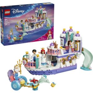 Afbeelding van een LEGO Disney - Ariëls koninklijke trouwboot Constructiespeelgoed