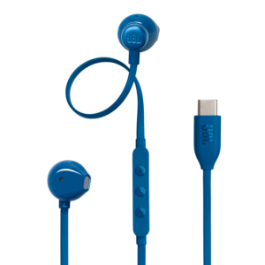 Afbeelding van een JBL Tune 305c Usb-c In-ear Bedrade Oordopjes Blauw