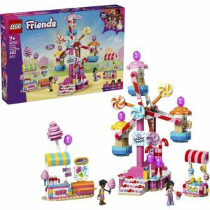 Afbeelding van een LEGO Friends - Reuzenrad van snoep en cupcakes Constructiespeelgoed