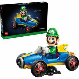Afbeelding van een LEGO Super Mario - Mario Kart: Luigi en Mach 8 Constructiespeelgoed