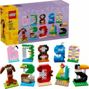 Afbeelding van een LEGO Icons - Verjaardagscijfers Constructiespeelgoed