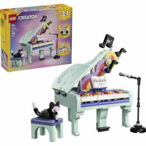 Afbeelding van een LEGO Creator 3-in-1 - Piano met kat Constructiespeelgoed