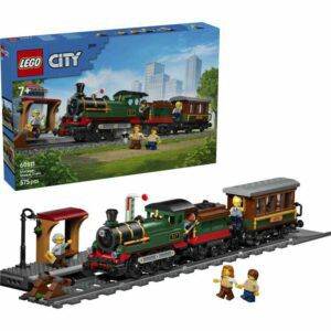 Afbeelding van een LEGO City - Vintage stoomtrein Constructiespeelgoed