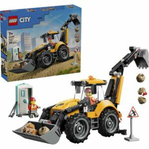 Afbeelding van een LEGO City - Gele graaflaadmachine Constructiespeelgoed
