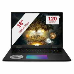 Afbeelding van een MSI Titan 18 HX Dragon Edition Norse Myth A2XWJG-405NL 18'' gaming laptop