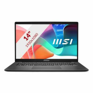 Afbeelding van een MSI Modern 14 F1MG-869NL 14'' laptop